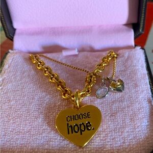 Juicy Couture St Jude Necklace NWT.
